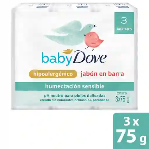 Dove Baby Jabón de Tocador Humectación Sensible