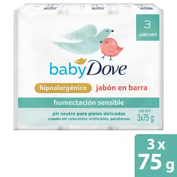 Dove Baby Jabón de Tocador Humectación Sensible