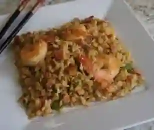 Arroz Chino con Camarón Al Wok