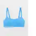 Bralette Azul Talla: LARGE American Eagle