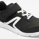 Tenis de Fitness Con Velcro 100 Negro/Blanco Talla 28 Decathlon