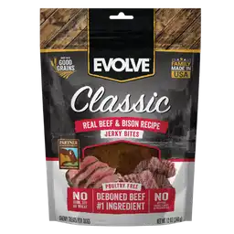 Evolve Snack para Perros Carne de Res y Bisonte Classic