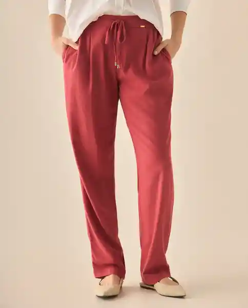Pantalón Rojo Sangria Ultraoscuro Talla 8 133G007 Esprit