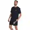 Camiseta Manga Corta Watter Boom Tie Hombre Azul-s