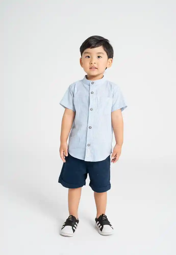 Camisa Manga Corta 2t-rayas