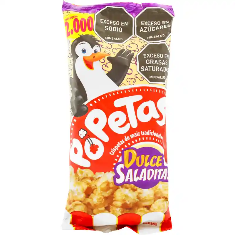 Popetas Palomita de Maíz Dulce Saladitas