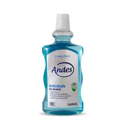 Andes Enjuague Bucal Anticálculo sin Alcohol