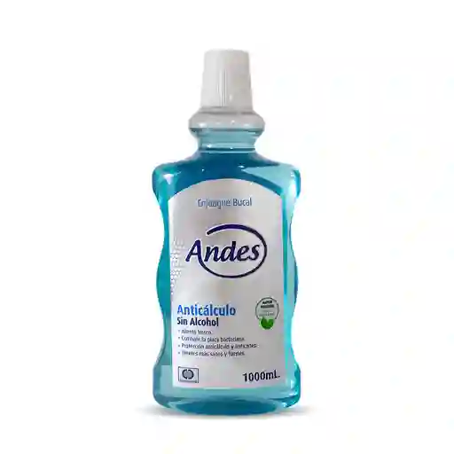 Andes Enjuague Bucal Anticálculo sin Alcohol