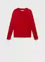 Buzo Jersey Luccav Rojo Talla XS Mujer Mango