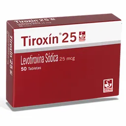 Tiroxin Medicamento Tabletas