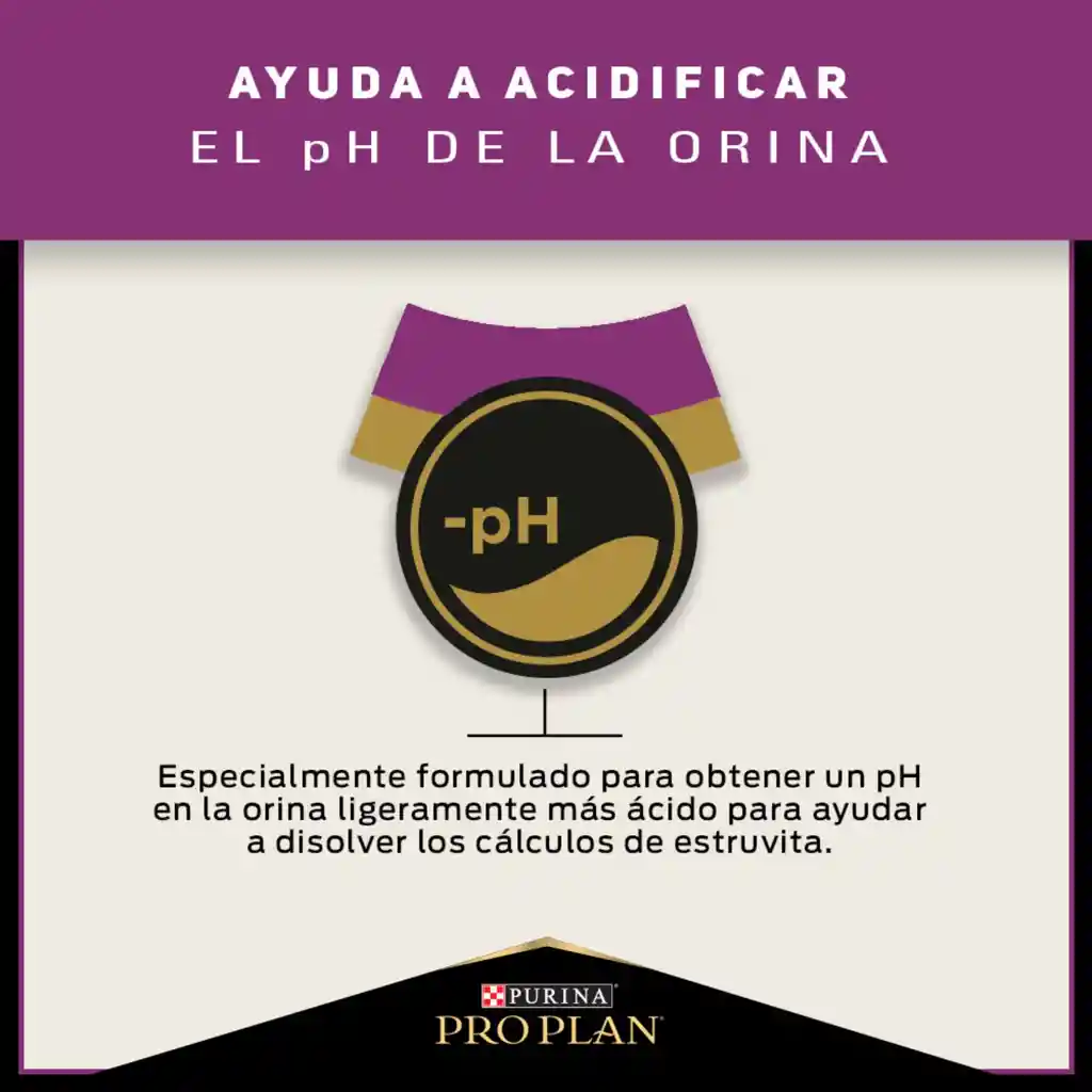 Comida para Gatos Adultos cuidado urinario Purina Pro Plan x 3 kg