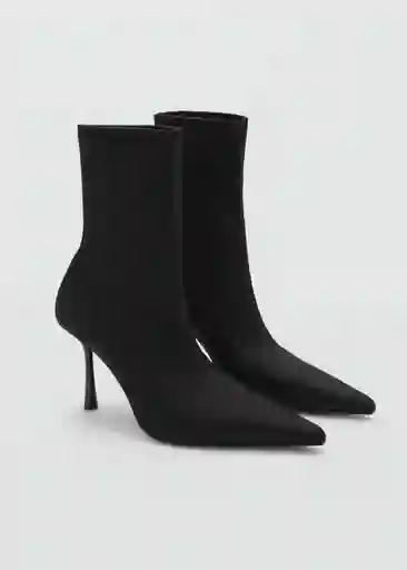 Botines Close Negro Talla 39 Mujer Mango