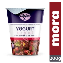 Yogurt Original Alpina Mora Vaso