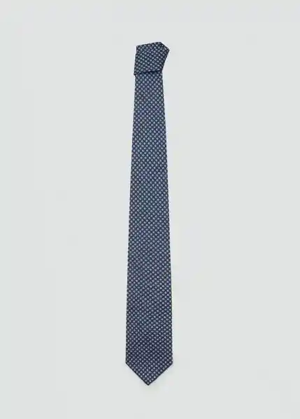 Corbata Circle8 Navy Hombre Mango