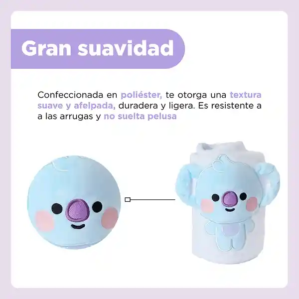 Manta 3D Baby Koya Serie Bt21 Miniso