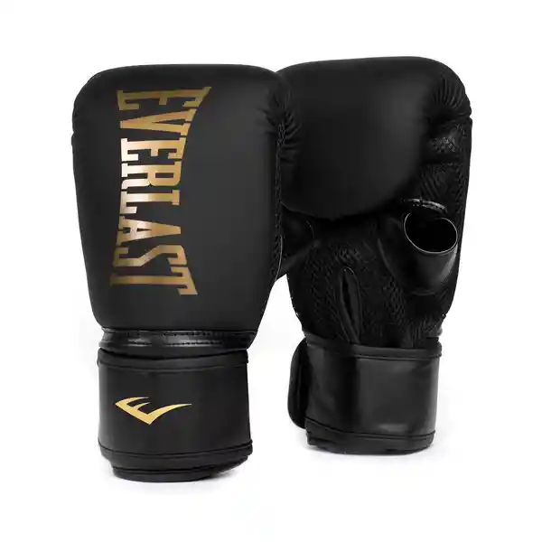 Guantes de Boxeo Elite Cardio Negro Gold S-M Everlast