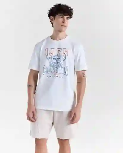 Camiseta Hombre Crudo Talla L 849G004_CRU110606 Americanino