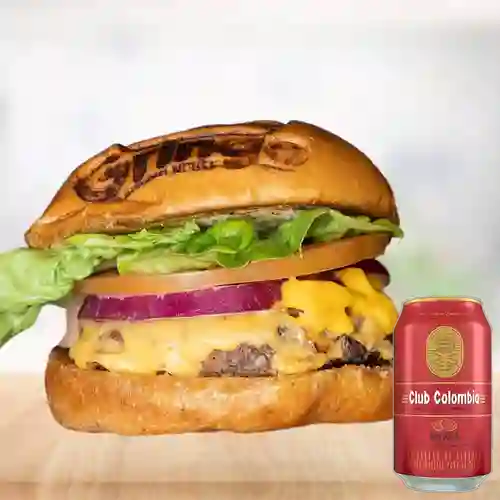 Combo Gringo Burger + Club col. Roja Lta 330ml