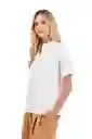 Camisa Palma Marfil XS Mercedes Campuzano