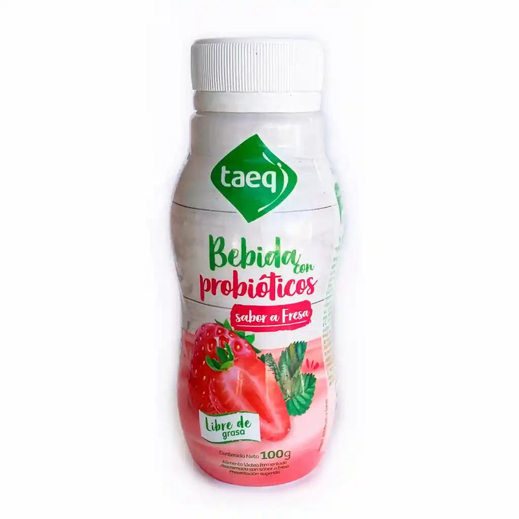 Taeq Bebida con Probióticos Sabor Fresa