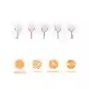 Gancho Adhesivo de Riel Serie Gris Miniso