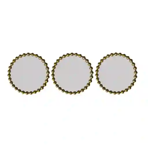 Espejo Krea Decorativos Dolce Vita Pack 3xund