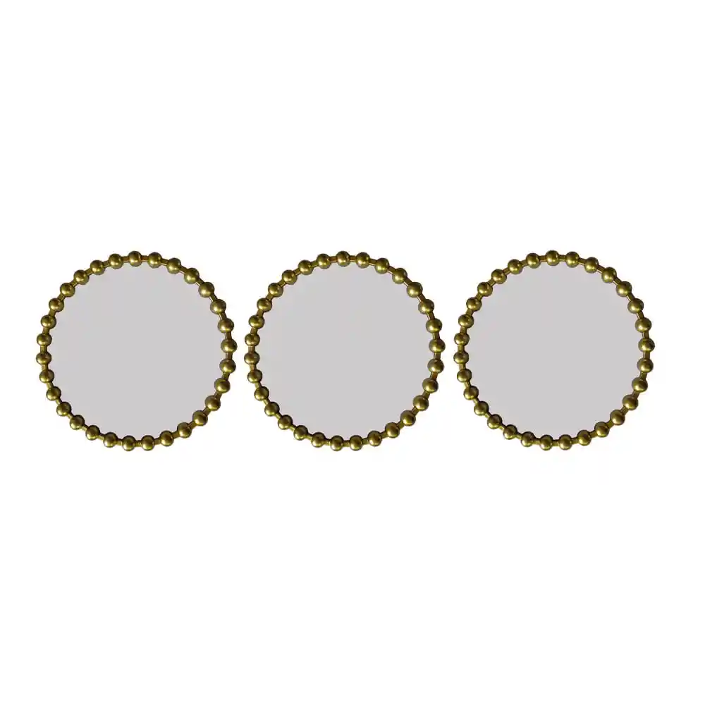 Espejo Krea Decorativos Dolce Vita Pack 3xund
