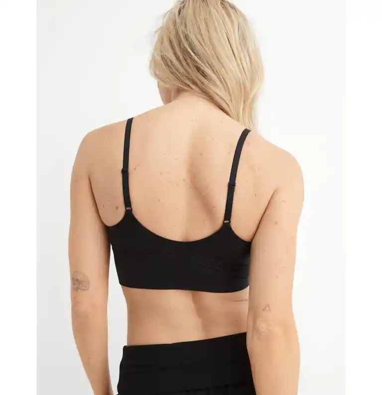 Bralette Negro Talla Medium Aerie American Eagle