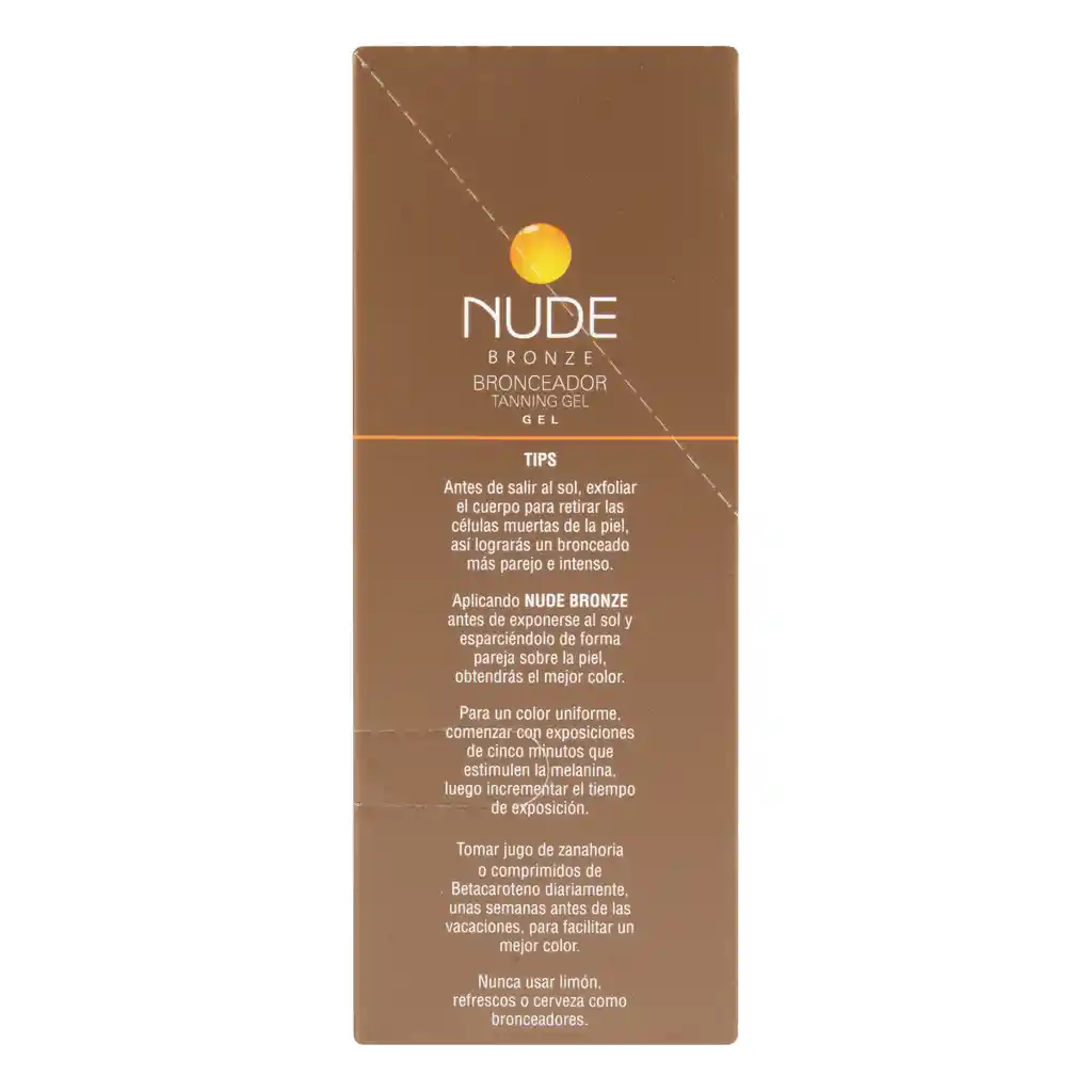 Nude Bronceador Tanning Gel SPF4