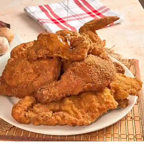Pollo apanado completo