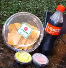 Combo nachos + gaseosa