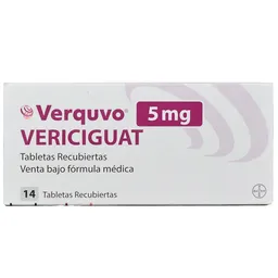 Vericiguat Tableta Recubierta 5 Mg
