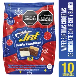 Golosina Jet Wafer Cuadritos (140 Gr)