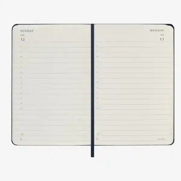 Moleskine Agenda Diaria Azul Pequeña Sc 2026