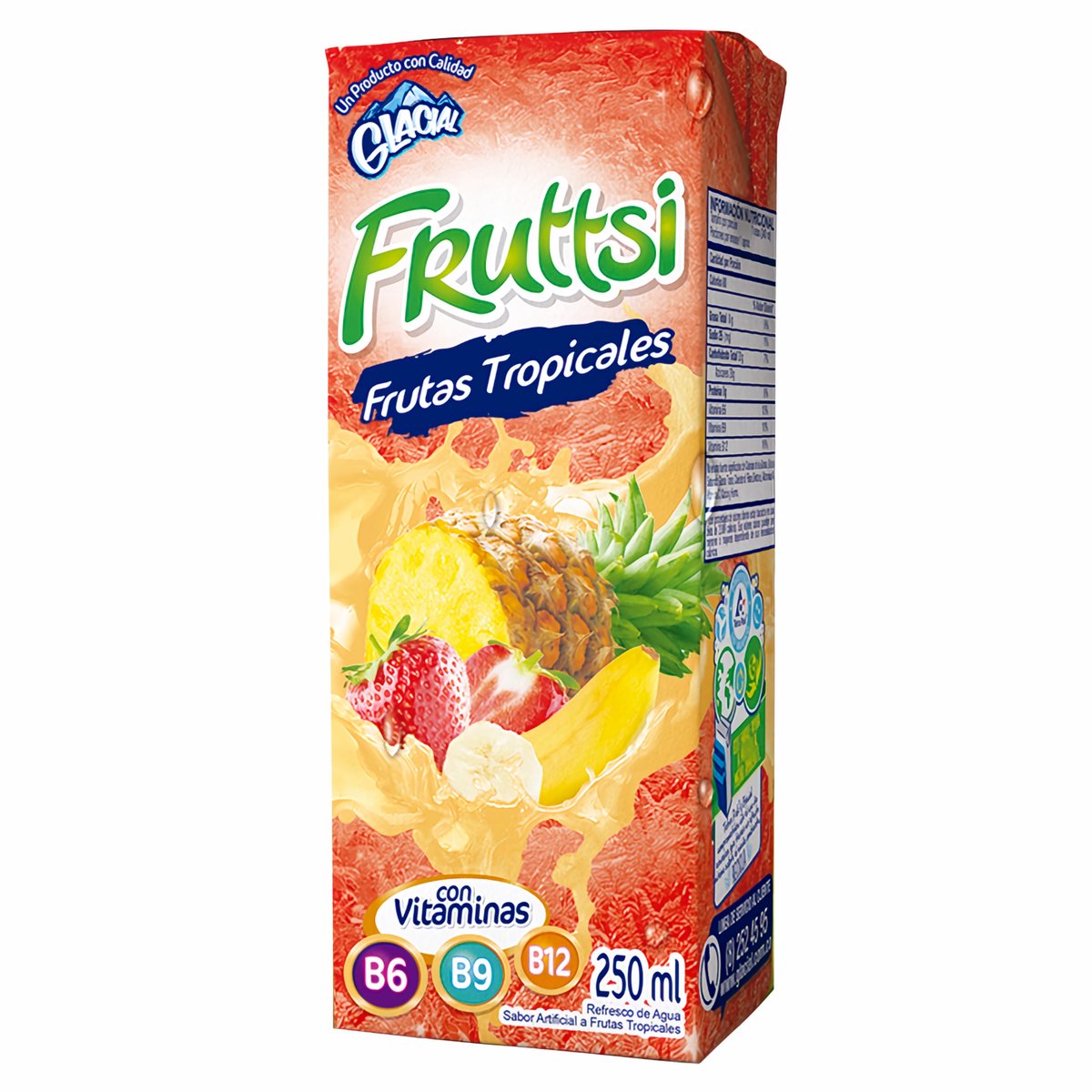 Glacial Fruttsi Bebida Frutas Tropicales 250 ml