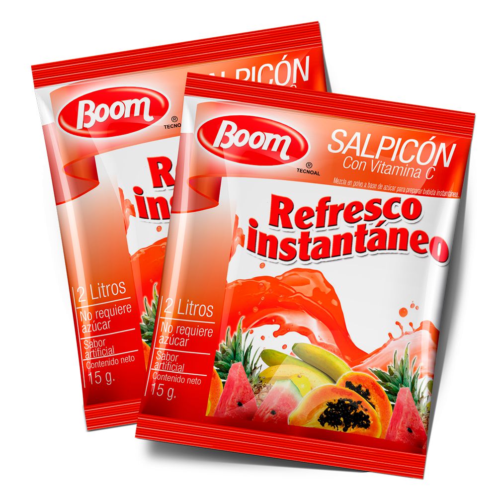 Refresco Sabor Salpicón Boom 15 g