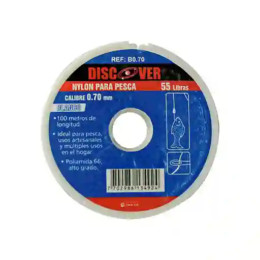 Discover Nylon Transparente 55 Lb 100 m 0.70 mm