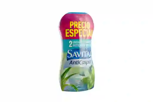 Savital Shampoo Anticaspa Menta Eucalipto y Sábila Pack