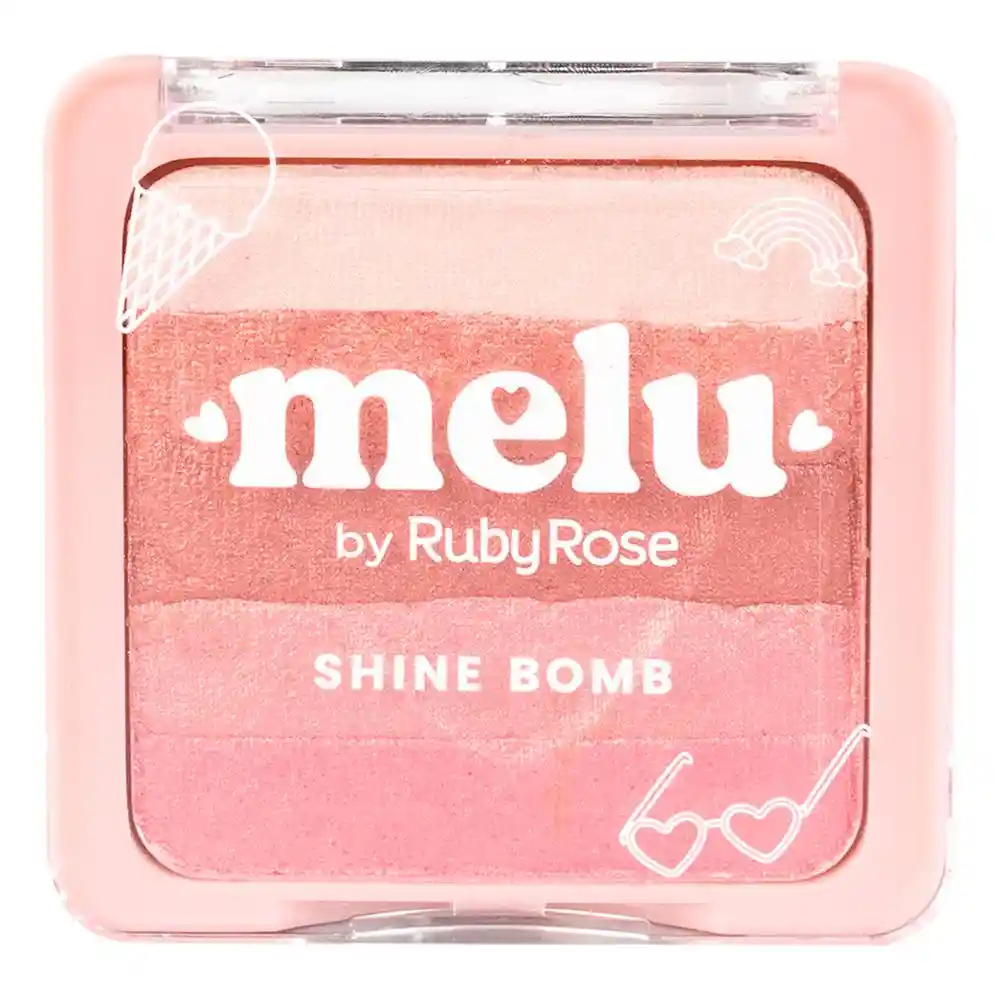 Iluminador Shimmer Brick Pink Cake Ruby Rose