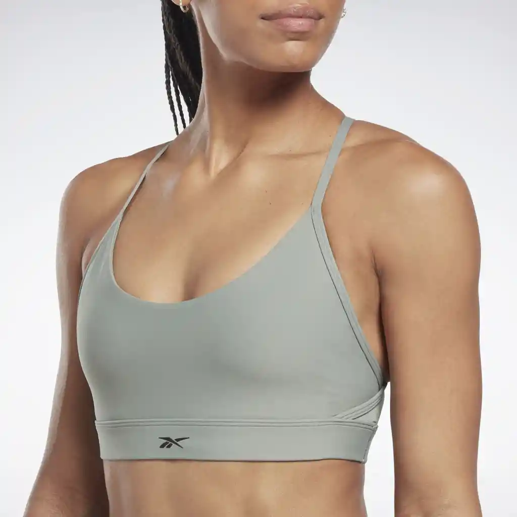 Reebok Camiseta Lux Strappy Bra Mujer Verde Talla XS Ref: HT6146