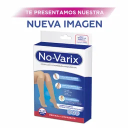 No-Varix Calcetín Colors Diamante Grande 15-20 mm/hg Black L
