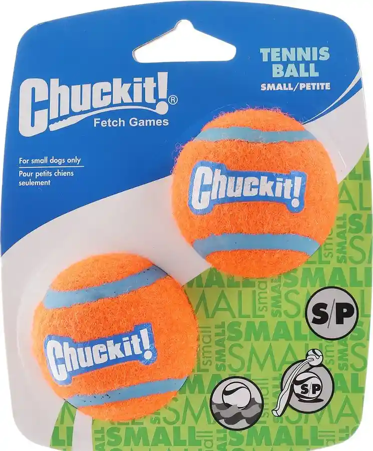 Chuckit! Pelotas de Tenis para Perros Talla S