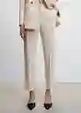 Pantalón Tempo Nude Talla 47005671_80 S Mujer Mango