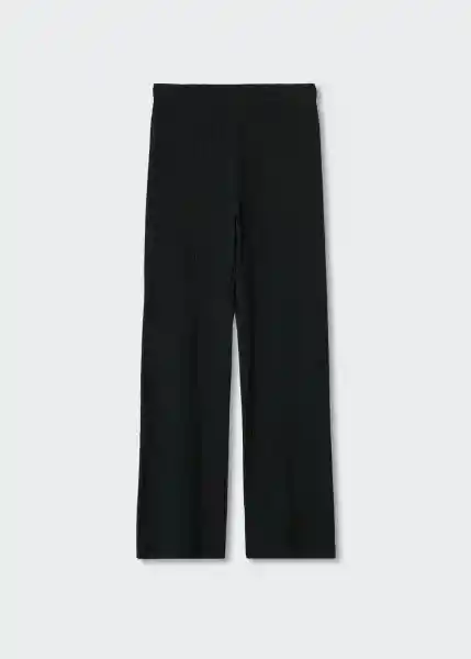 Pantalón Mar-W Negro Talla S Mujer Mango