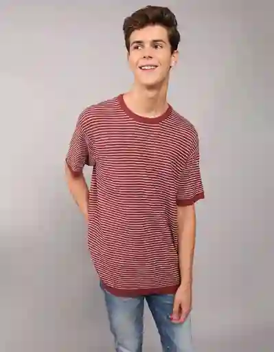 Suéter Hombre Tejido Rojo Talla SMALL 1855600 American Eagle