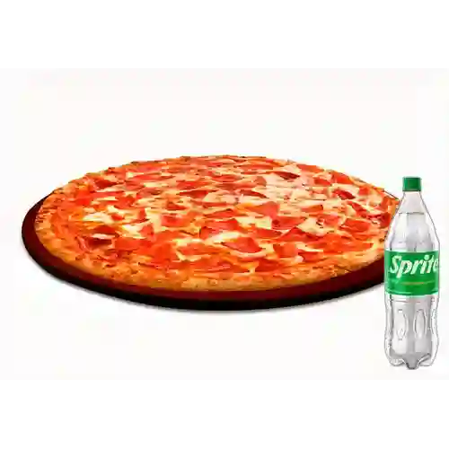 Combo Pizza de Jamón + Sprite Original 1.5Lt