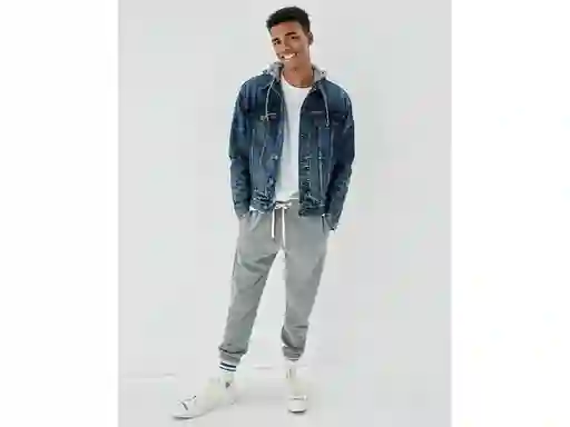 Chaqueta Hombre Azul Talla SMALL American Eagle