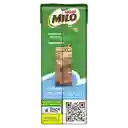 Leche achocolatada con malta MILO NUTRIFIT menos azucares* en cajita x 180ml