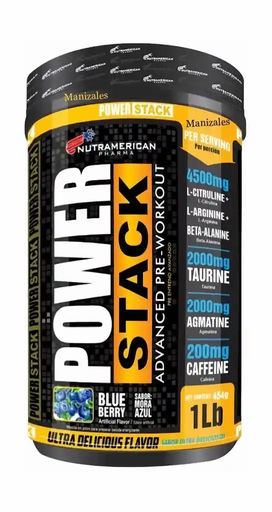 Megaplex Preentreno Nutramericapharma Powerstack 454 G