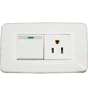 Interruptor Conmutable+Toma New Light 